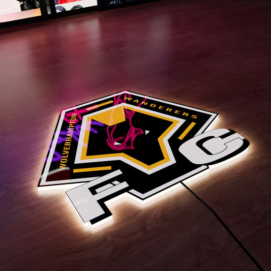 WOL FC 1990's badge LED Wall light