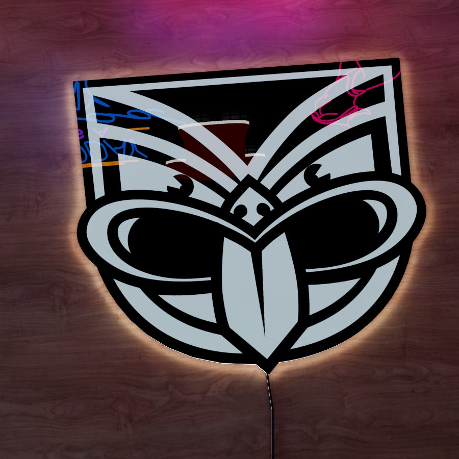 Warriors Logo LED Wall light