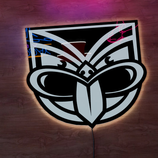 Warriors Logo LED Wall light