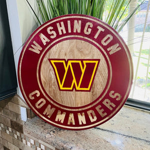 Washington Logo Wall Art Sign football team