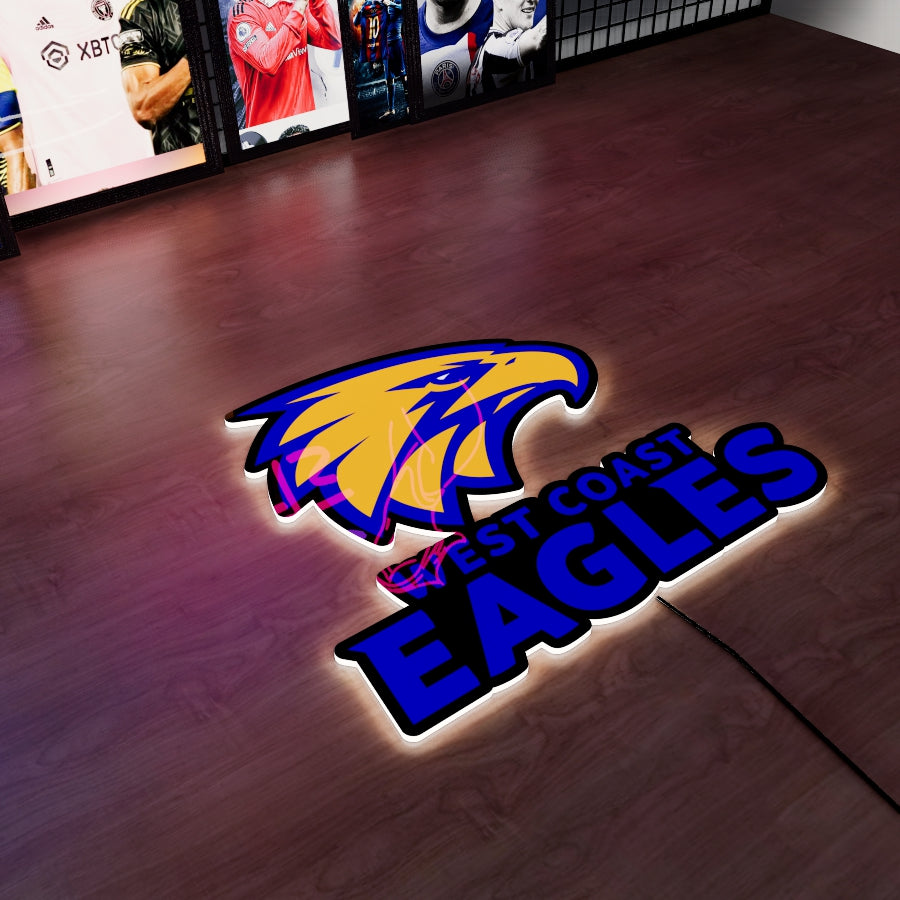 West Coast Eagles Logo LED Wall light