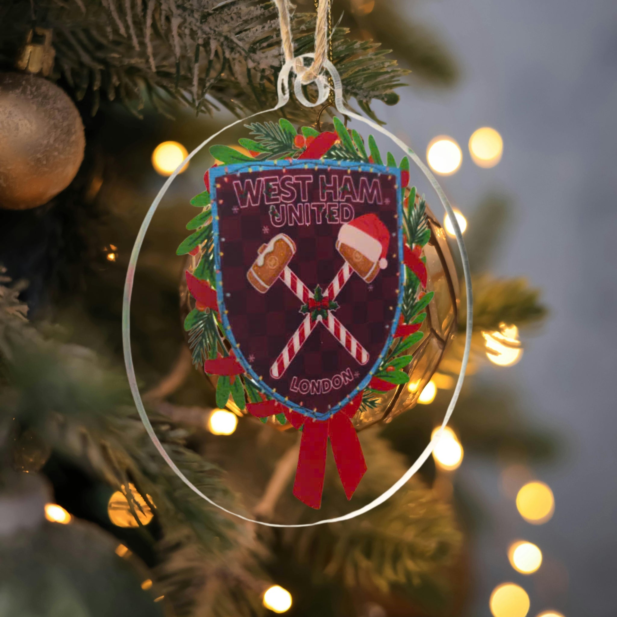 West Ham United Christmas Ornament
