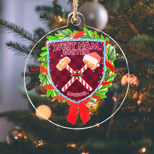 West Ham United Christmas Ornament
