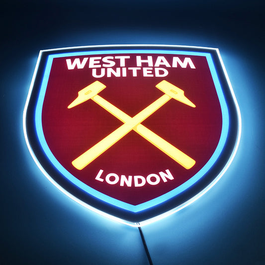 WHU FC Badge LED 15 inches (38cm)