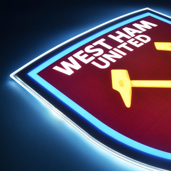 WHU FC Badge LED 15 inches (38cm)