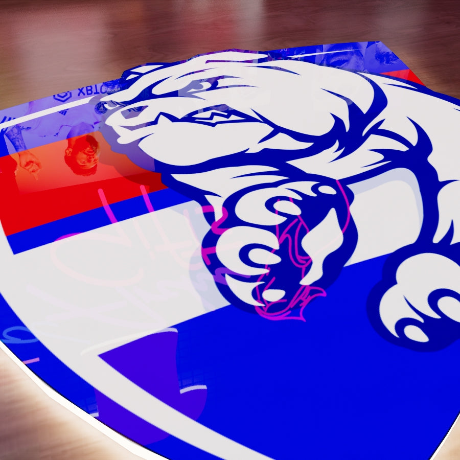 Western Bulldogs 1 Logo LED Wall light