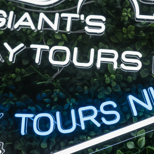 THE GIANT'S CAUSEWAY TOURS NI Logo Neon Sign