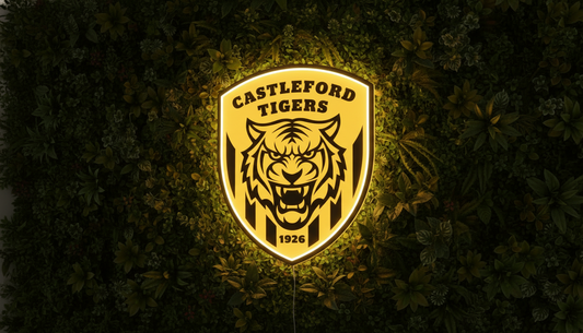 Castleford Tigers Logo LED Wall light