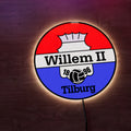 Willem II FC logo LED Wall light