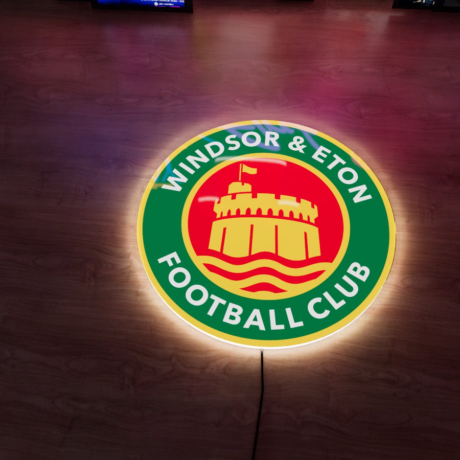 Windsor & Eton FC badge LED Wall light