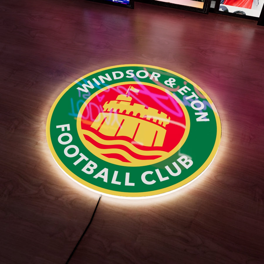 Windsor & Eton FC badge LED Wall light