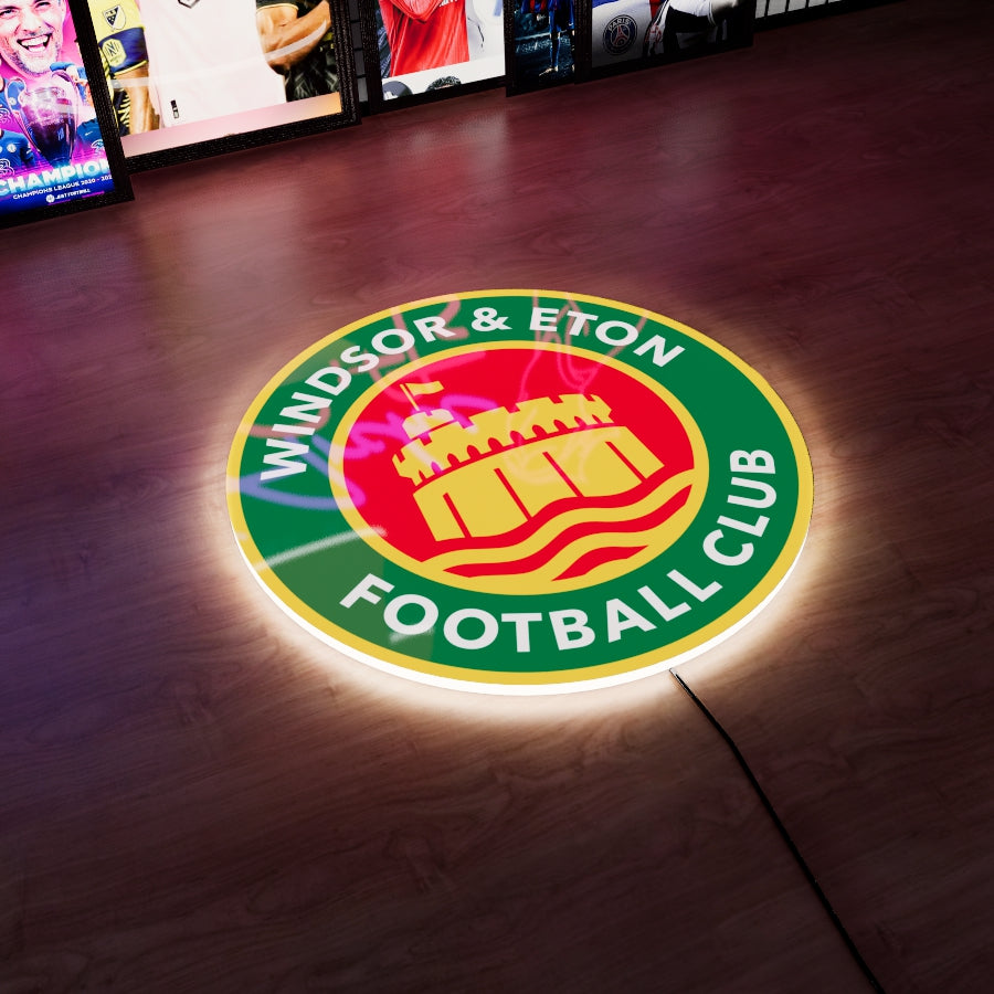 Windsor & Eton FC badge LED Wall light
