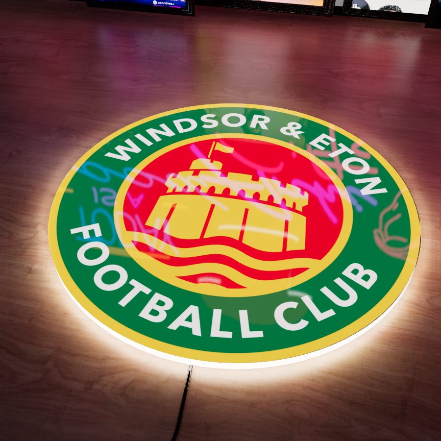 Windsor & Eton FC badge LED Wall light
