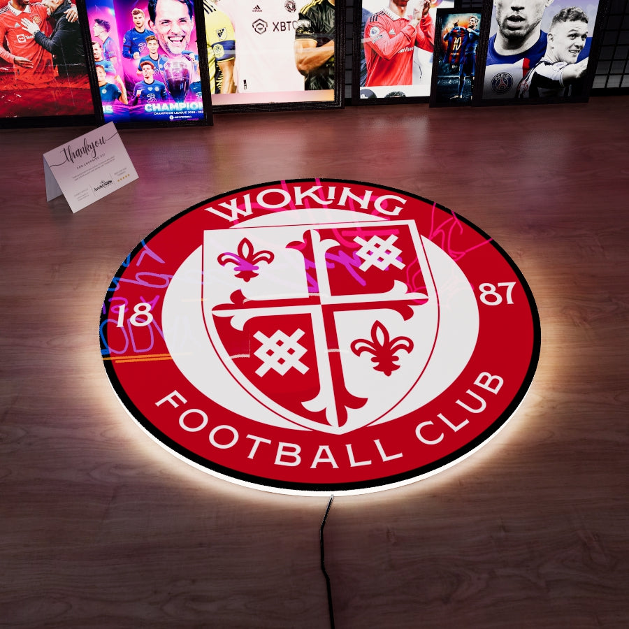 Woking FC Logo LED 15 inches (38cm)