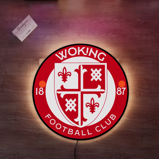 Woking FC Logo LED 15 inches (38cm)