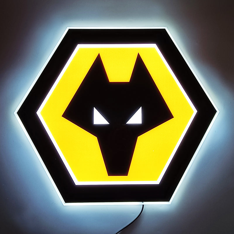 WOL FC Badge LED 15 inches (38cm)