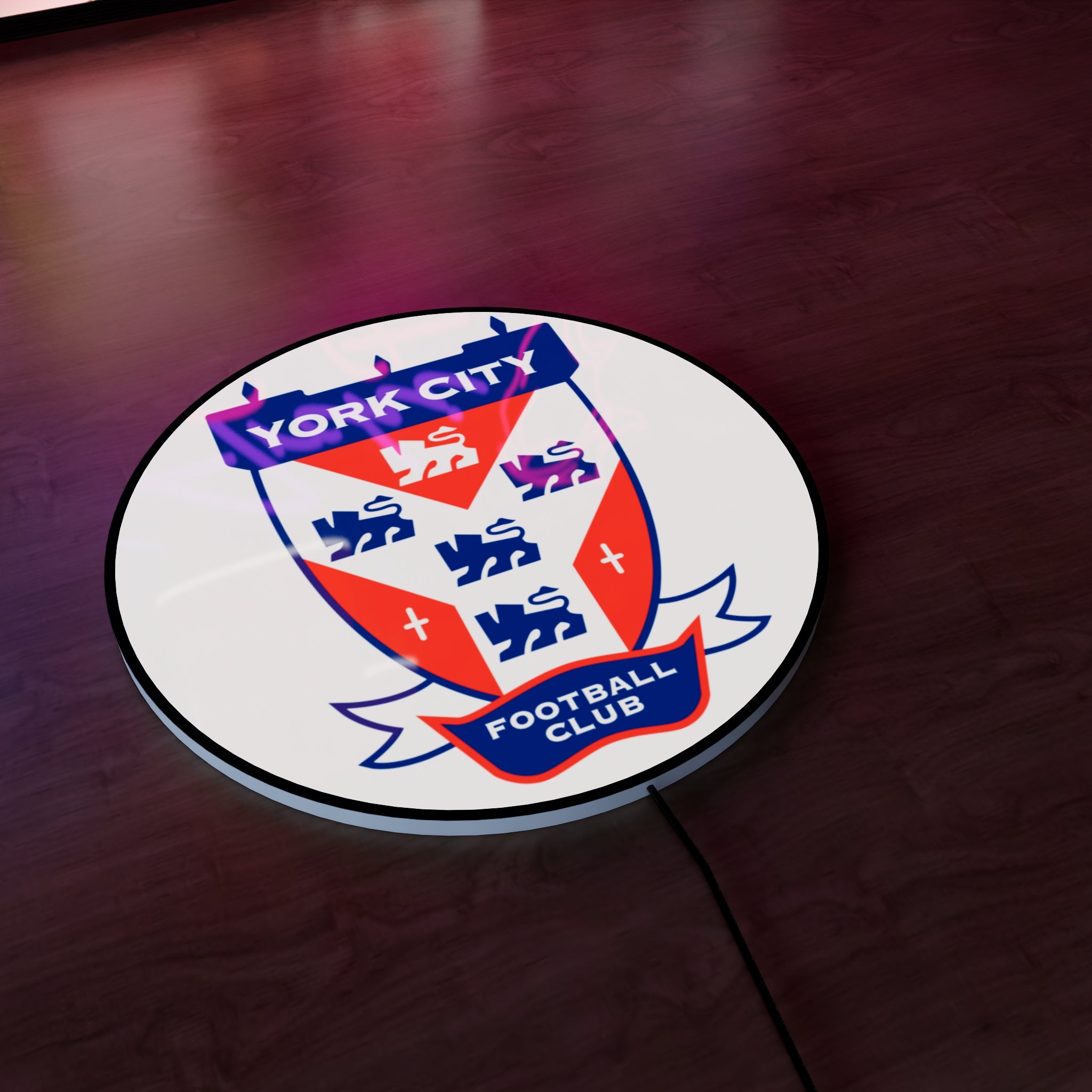 York City FC badge LED Wall light