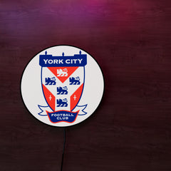 York City FC badge LED Wall light