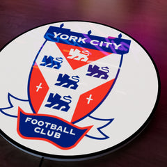 York City FC badge LED Wall light