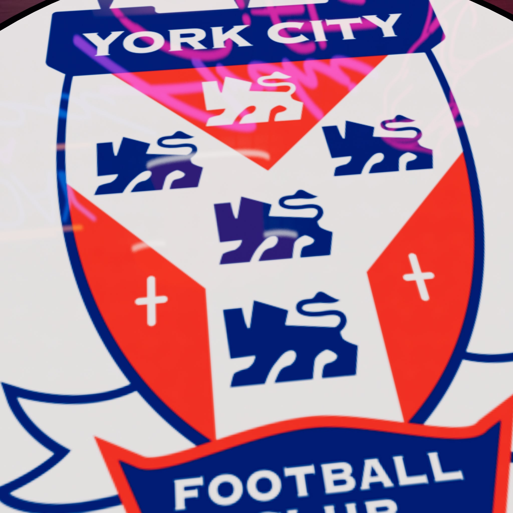 York City FC badge LED Wall light