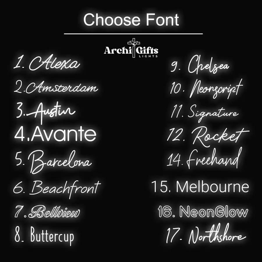 Teenage boy gifts football, neon name sign