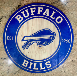 Buffalo Football Logo Wall Art Sign football