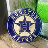 HOUSTON Baseball Logo Wall Art Sign