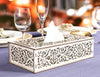 Floral Decorative Laser Cut Tissue Box Tabletop wooden napkin cover Glowforge