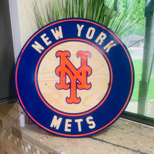 NEW YORK Baseball Logo Wall Art Sign baseball