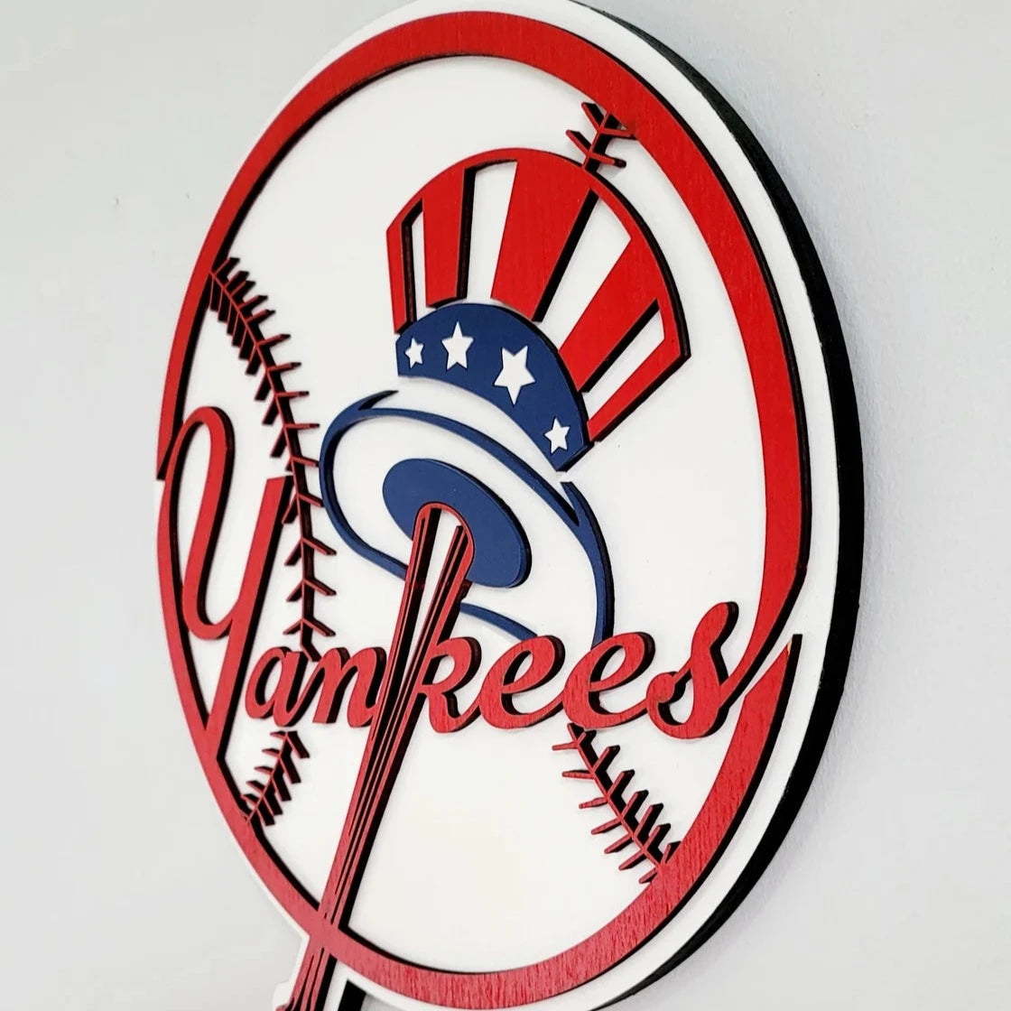 NEW YORK Baseball Logo Wall Art Sign baseball